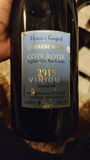 Valle del Rodano Côte-rôtie Domaine Gangloff La Serene Noire 2015