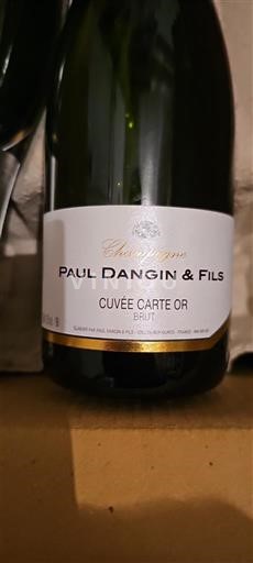 Mousserende vine Blanc brut Carte Or Paul Dangin & Fils Non millésimé Frankrig Champagne AOC