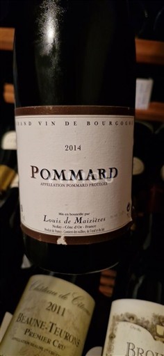 Bourgogne Pommard Louis de Maizières 2014