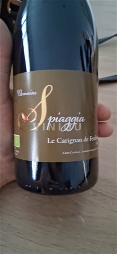 Languedoc ja Roussillon Katalonianrinteet Piaggia Le Carignan de Ferdinand Ei vuosikertaa