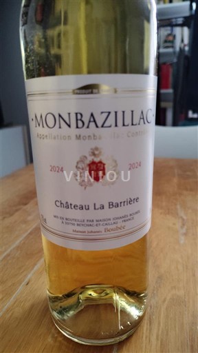 Sydvestfrankrig Monbazillac Château La Barrière 2024