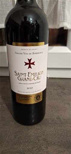 Bordeaux Saint-Émilion Grand Cru Château Vieux Château des Jouans Icke årgångsbetecknad