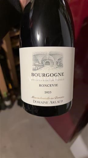 Bourgogne Domaine Arlaud Roncevie 2023