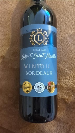 Bordeaux Château Lafont Saint Martin 2023