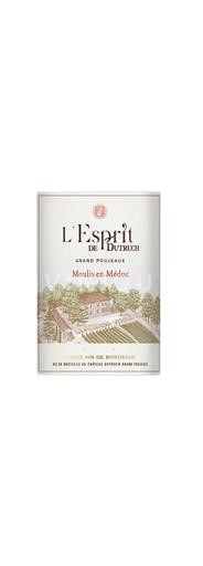 Bordeaux Moulis-en-Médoc Dutruch Grand Poujeaux L'Esprit 2019
