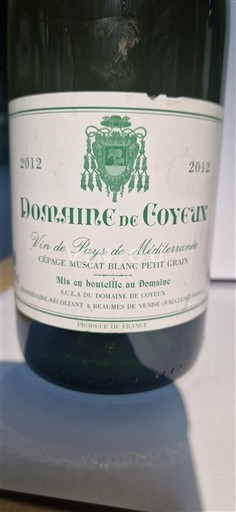 Rhône Valley Muscat de Beaumes de Venise Domaine Coyeux 2012
