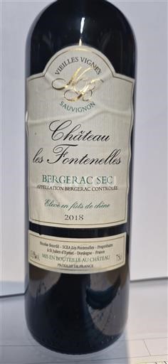 Sud-Ovest Bergerac Château Les Fontenelles Vieilles Vignes Sauvignon 2018