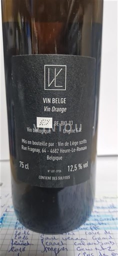 Wallonie Vin de Liège Vin Orange 2020