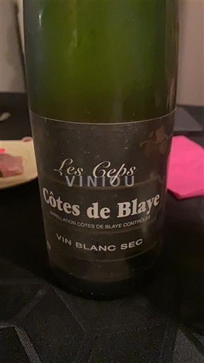 Bordeaux Côtes-de-blaye Les Ceps 1992 Non Millésimé