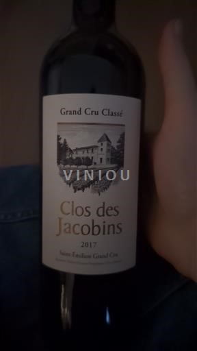 Burdeos Saint-Émilion Gran Cru Clos des Jacobins 2017