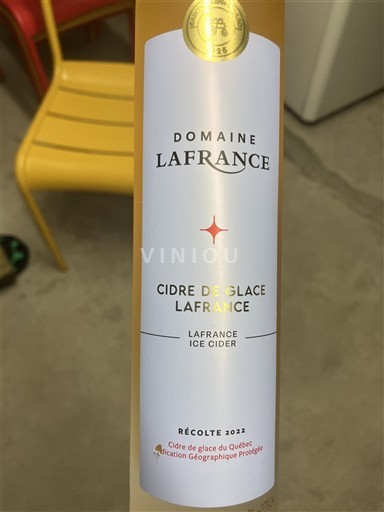 Québec Domaine Lafrance Cidre de Glace Lafrance 2022