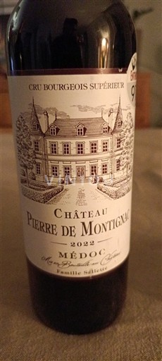 Bordeaux Médoc Château Pierre de Montignac 2022