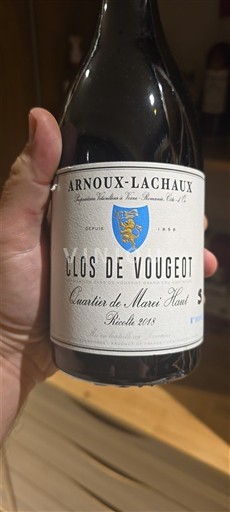 Burgundy Clos-de-Vougeot Grand Cru Arnoux-Lachaux Quartier de Marei Haut 2018