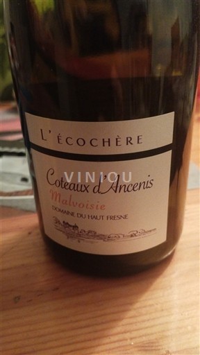 Dolina Loare Coteaux d'Ancenis Domaine Haut Fresne L'Écochère Neleten.