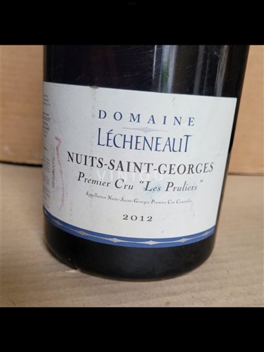 Burgundija Nuits-Saint-Georges Premier Cru Domaine Lécheneaut Les Pruliers 2012