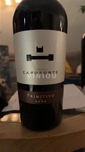 Víno Rouge sec Masseria Capoforte 2023 Itálie Apulie IGT
