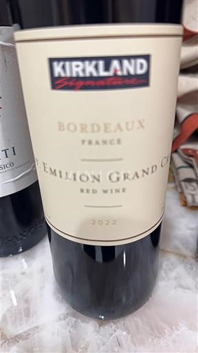Bordeaux Saint-Émilion Grand Cru Grand Cru Kirkland Signature 2022