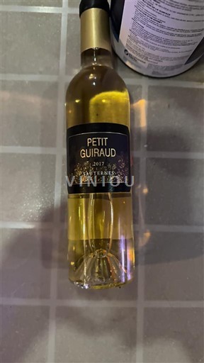 Bordeaux Sauternes Château Guiraud Petit Guiraud 2017