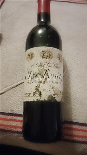 Bordeaux Saint-Émilion Grand Cru Premier Grand Cru Classé Clos Fourtet 1992