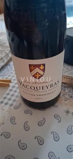 Rhônedalen Vacqueyras Les Aumôniers Prestige 2021