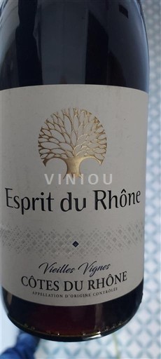 Lugina e Ronës Bregdeti i Rodanit Esprit du Rhône Vieilles Vignes Jo Viti