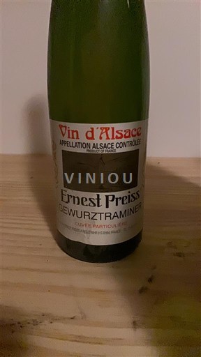 Alsace Gewurztraminer Ernest Preiss Particulière 2005