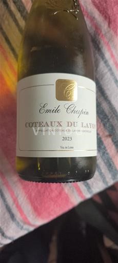 Loire-dalen Coteaux-du-layon Emile Chupin 2023