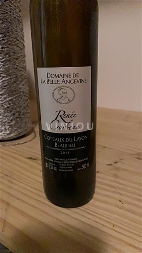 Dolina Loare Coteaux-du-Layon Domaine La Belle Angevine Renée Corbeau 2015