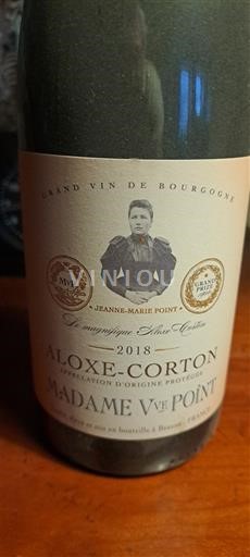 Burgundy Aloxe-Corton Madame Veuve Point Jeanne-Marie Point 2018