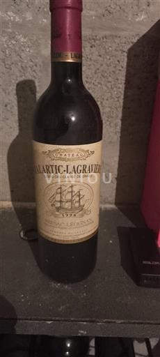 Bordeaux Pessac-Léognan Grand Cru Château Malartic-Lagravière 1998