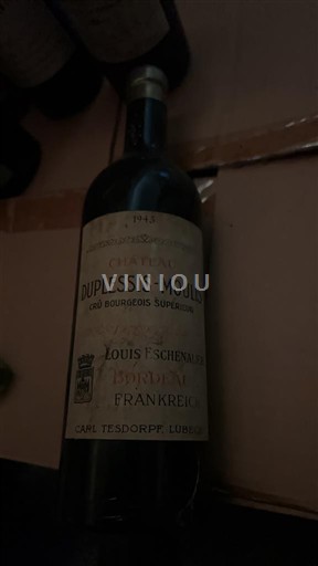 Bordeaux Moulis-en-Médoc Château Plessis-Moulis 1943