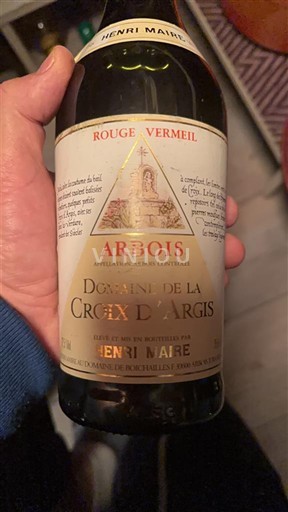 Jura Arbois Domaine La Croix d'Argis Rouge Vermeil 1996
