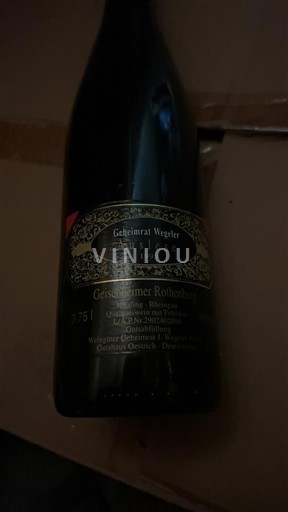 Rheingau Nicht spezifiziert Geheimrat Wegeler Auslese 1995