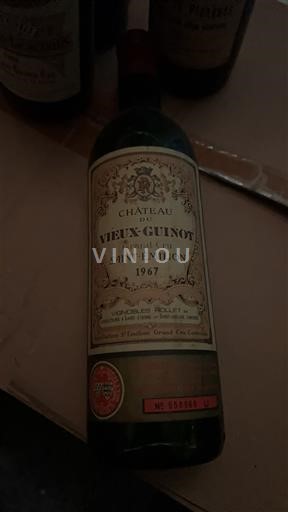 Burdeos Saint-Émilion Grand Cru Château Vieux Guinot 1967
