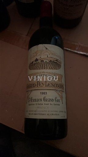 Bordeaux Saint-Émilion Grand Cru Grand Cru Château Grand-Pey-Lescours 1983