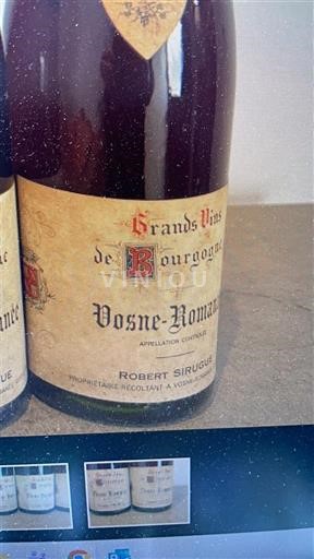 Burgundi Vosne-Romanée Robert Sirugue 1968
