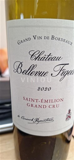 Bordeaux Saint-Émilion Grand Cru Grand Cru Château Bellevue Figeac 2020