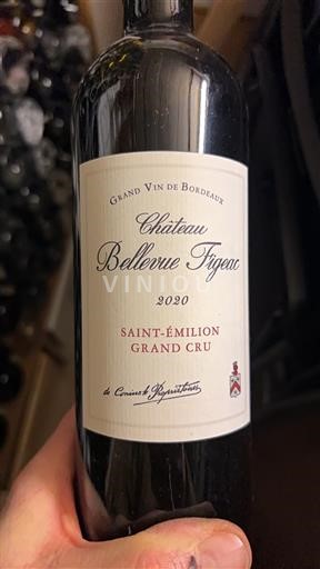 Bordo Сент-Емилион Гранд Кру Grand Cru Château Bellevue Figeac 2020
