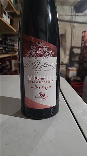 Alsace Pinot noir Fahrer et Fils Rouge de St Hippolyte 2024