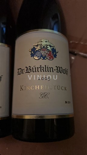 Falcko Falc. Grand Cru Dr. Bürklin-Wolf Kirchenstück GC 2009