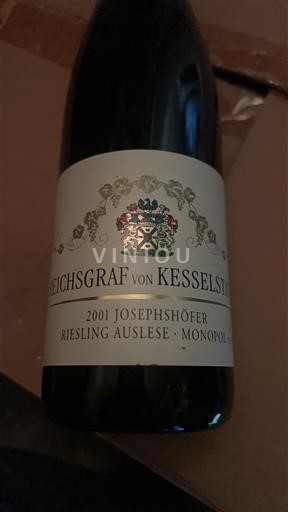 Mosela Reichsgraf von Kesselstatt Josephshöfer Riesling Auslese Monopol 2001