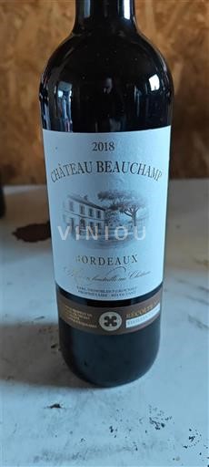 Bordeaux Château Beauchamp 2018