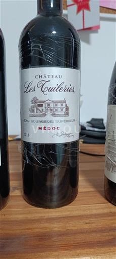 Bordeaux Médoc Cru Bourgeois Supérieur Château Les Tuileries 2018