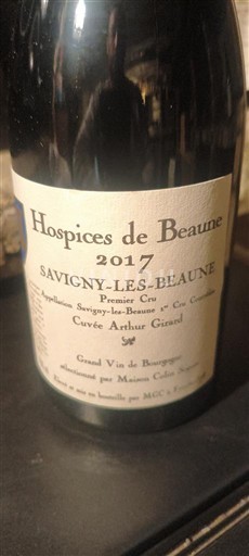 Burgund Savigny-lès-Beaune Premier Cru Hospices de Beaune Arthur Girard 2017