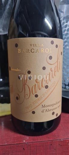 Wines Rouge sec Barcaroli Hercules Villa Barcaroli 2022 Italy Abruzzo Wines Montepulciano d'Abruzzo DOC