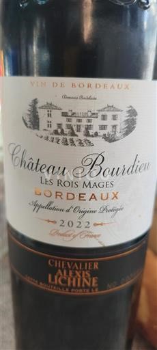 Bordeaux Château Bourdieu Les Rois Mages 2022
