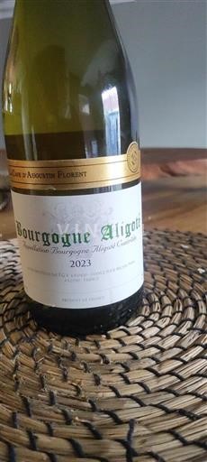 Burgundi Bourgogne Aligoté Cuvée d'Augustin Florent 2023
