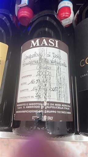 Vêneto Não especificado Masi Campolongo di Torbe 2000