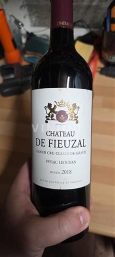 Bordeaux Pessac-Léognan Château Fieuzal 2018