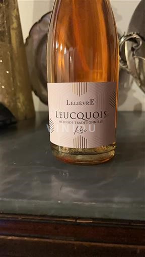 Rượu vang sủi bọt Rosé brut Leucoquois Lelièvre Non millésimé Pháp Lorraine Không được chỉ định AOC